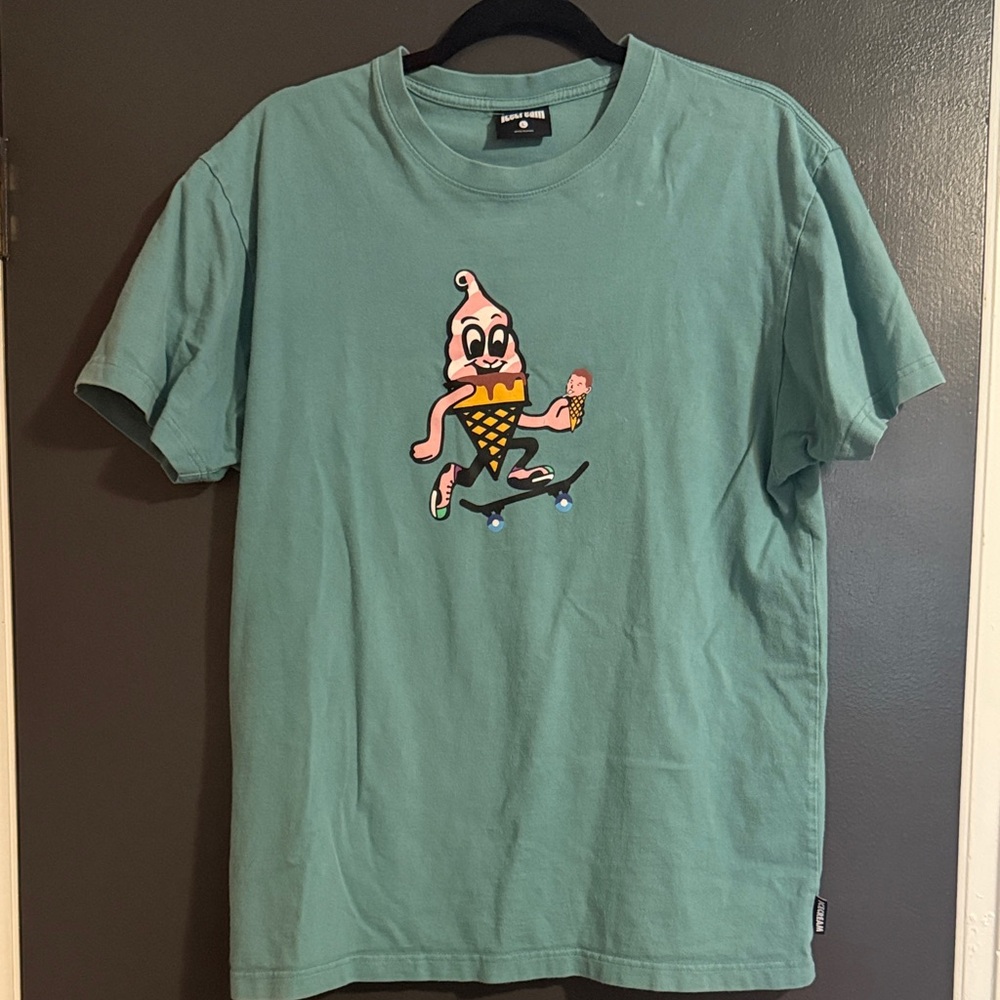 ICECREAM Teal Ice Cream Graphic Tee